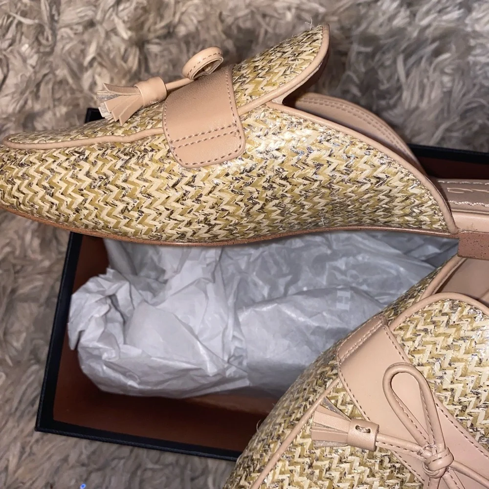 Coach Stassi Raffia Slide - Picture 6 of 9